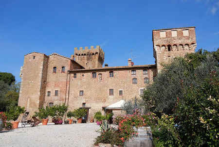 Castello di Spedaletto near Pienza